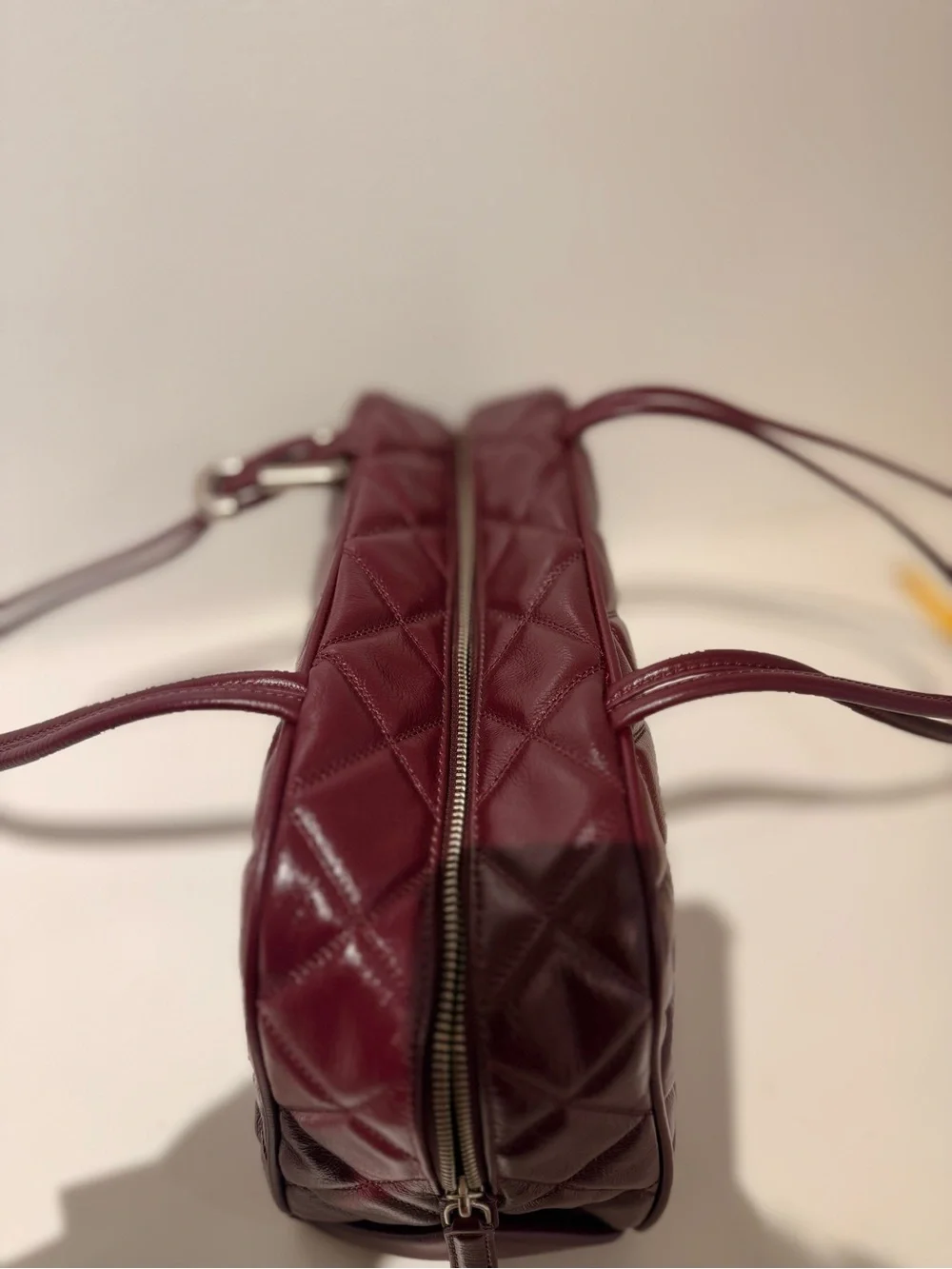 NWT Marc Jacobs quilted the dual satchel - dark plum